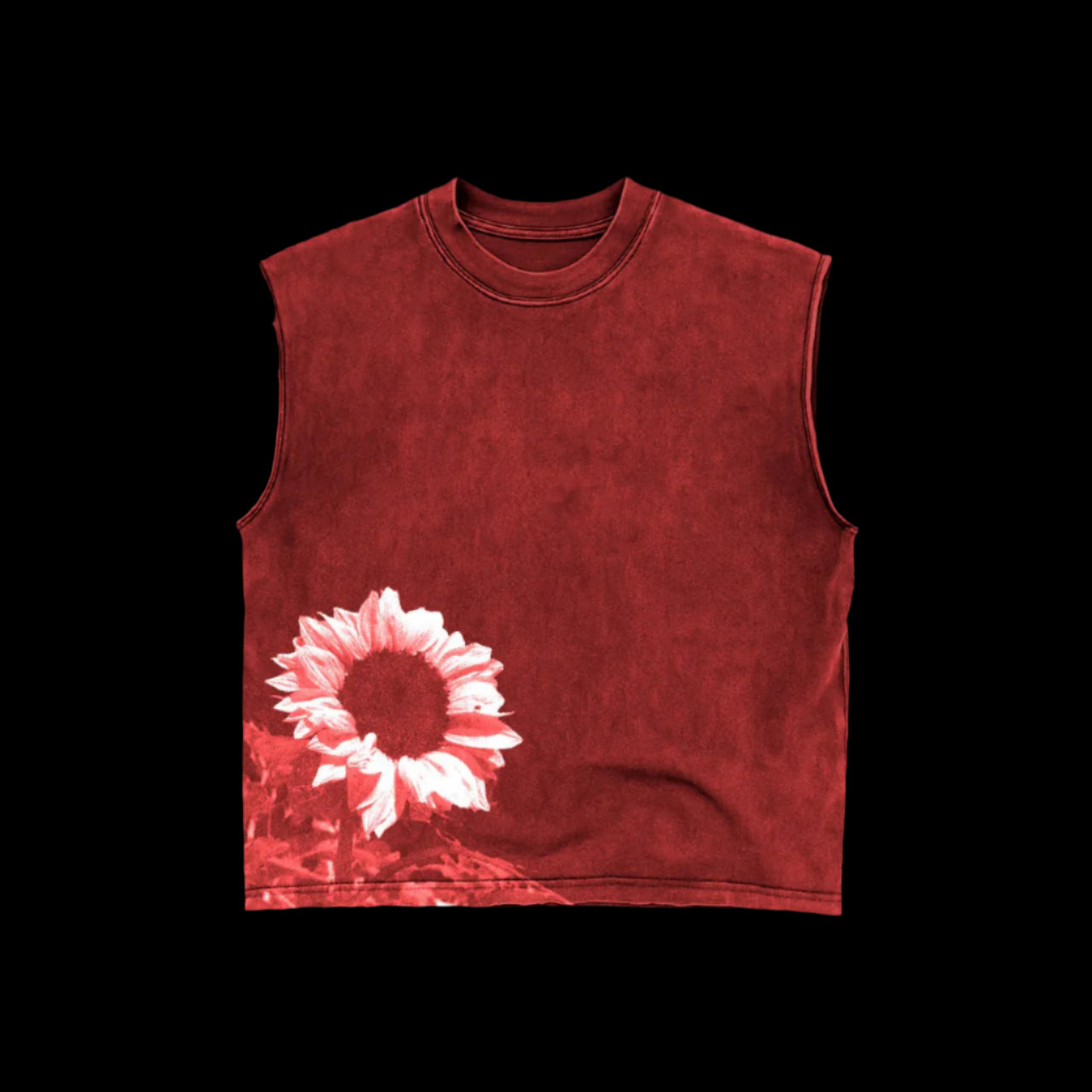 SUNFLOWER RED UNISEX TANK TOP
